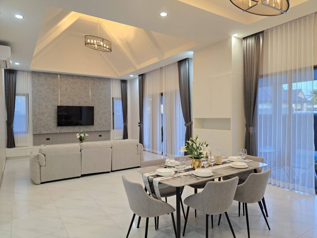 4-bedroom Luxury Pool Villa at Nordic Park Pool Villas, East Pattaya