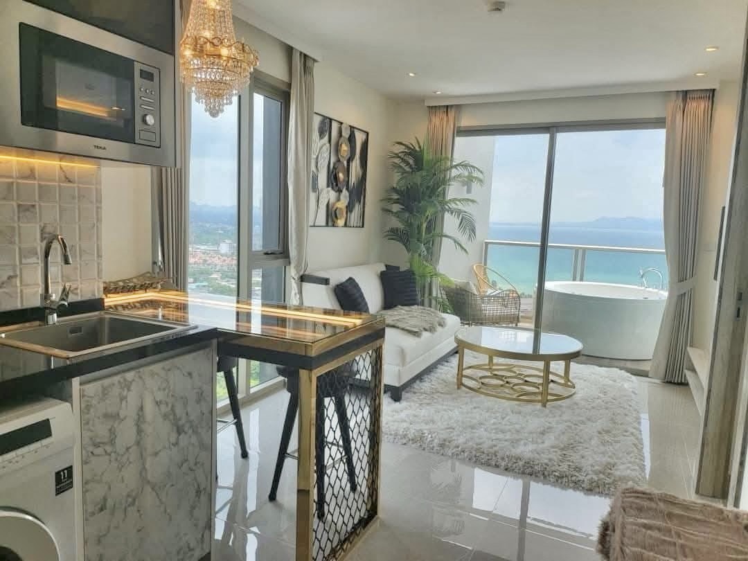 S__22372373_0 Sea View Condo 1-bedroom at The Riviera Monaco, Na Jomtien