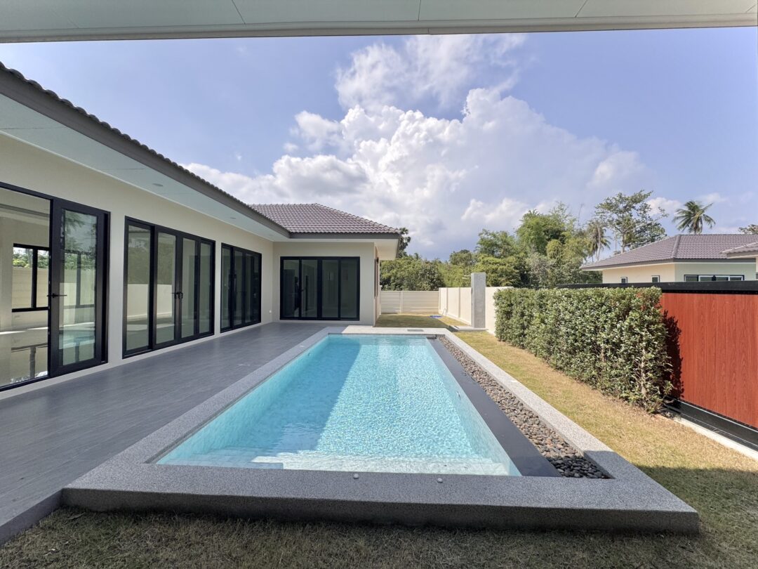 3-bedroom House with private pool (Unfurnished), Toongklom-Talman
