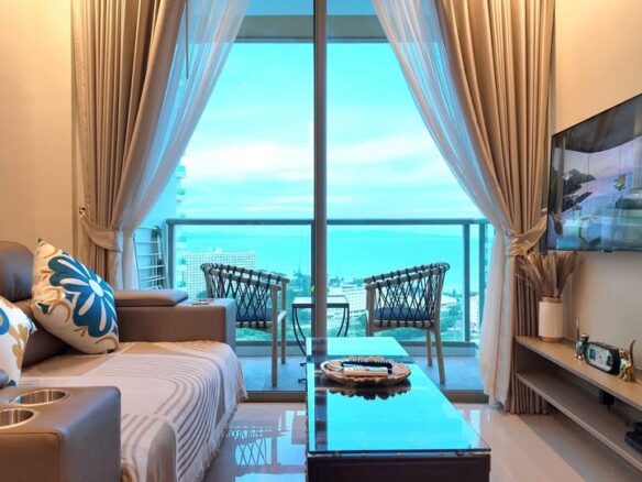 1-bedroom Luxury Sea View Condo in Jomtien at The Riviera Ocean Drive