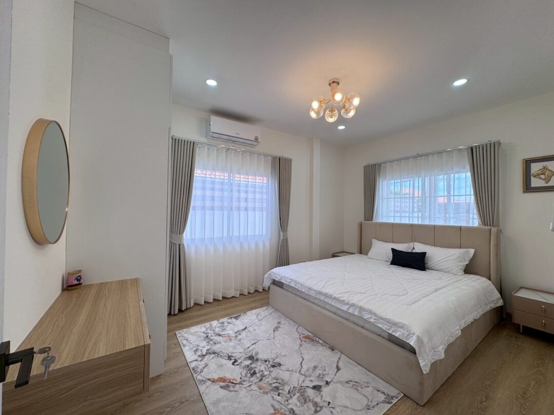 3-bedroom Corner Single House in Eakmongkol 4/1 Village, East Pattaya